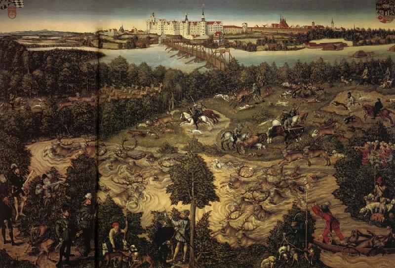 Lucas Cranach The Stag Hunt